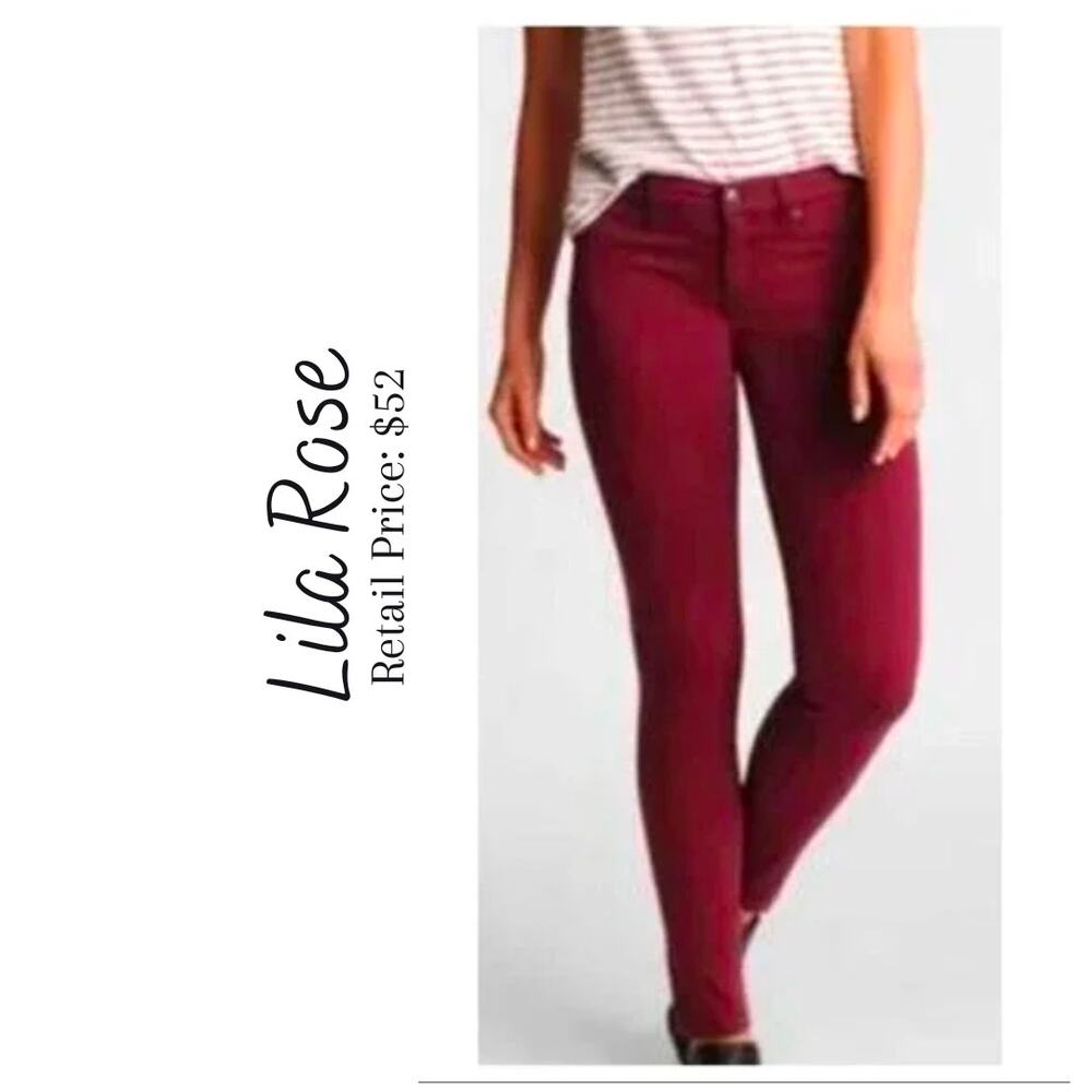 Lila Rose Born In Red Jeans Size 28